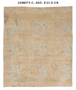 5x6 Old & Vintage Turkis Area Rug