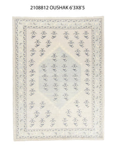 6x8 Modern Oushak Area Rug