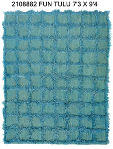 7x9 Modern Tulu Area Rug