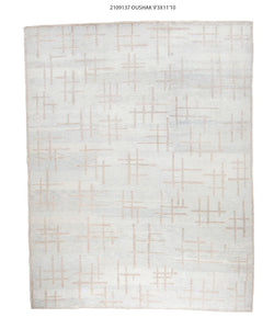 9x12 Modern Oushak Area Rug