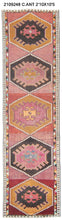 2x4 Old & Vintage Turkish Area Runner Rug