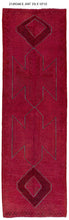 4x11 Old & Vintage Turkish Area Runner Rug