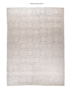 10x13 Modern Oushak Area Rug