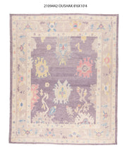 9x10 Modern Oushak Area Rug