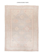 4x9 Modern Oushak Area Runner Rug