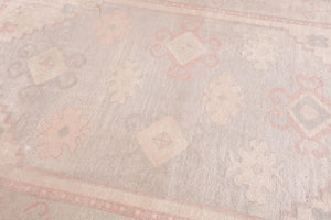 4x9 Modern Oushak Area Runner Rug