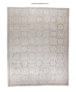 10x12 Modern Oushak Area Rug