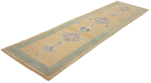 2x10 Modern Oushak Area Runner Rug