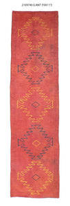 3x11 Old & Vintage Turkish Area Runner Rug