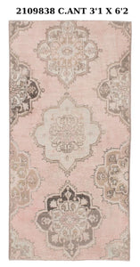 3x6 Old & Vintage Turkish Area Rug
