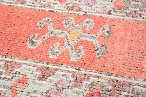 4x9 Old & Vintage Turkish Area Runner Rug