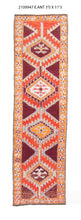 3x11 Old & Vintage Turkish Area Runner Rug