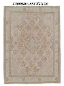 4x5 Old & Vintage Turkish Area Rug