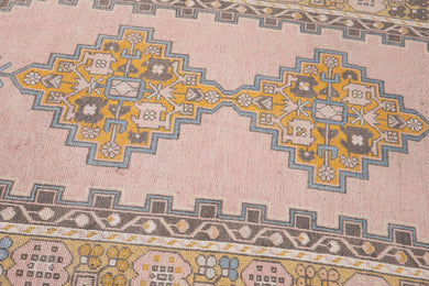 4x7 Old & Vintage Turkish Area Runner Rug