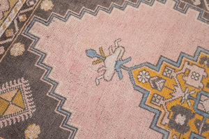 4x7 Old & Vintage Turkish Area Runner Rug