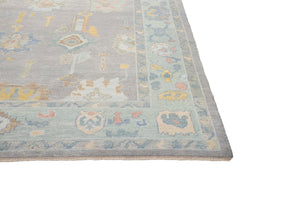 9x11 Modern Oushak Area Rug