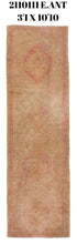3x11 Old & Vintage Turkish Area Runner Rug