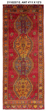 5x12 Old & Vintage Turkish Area Rug