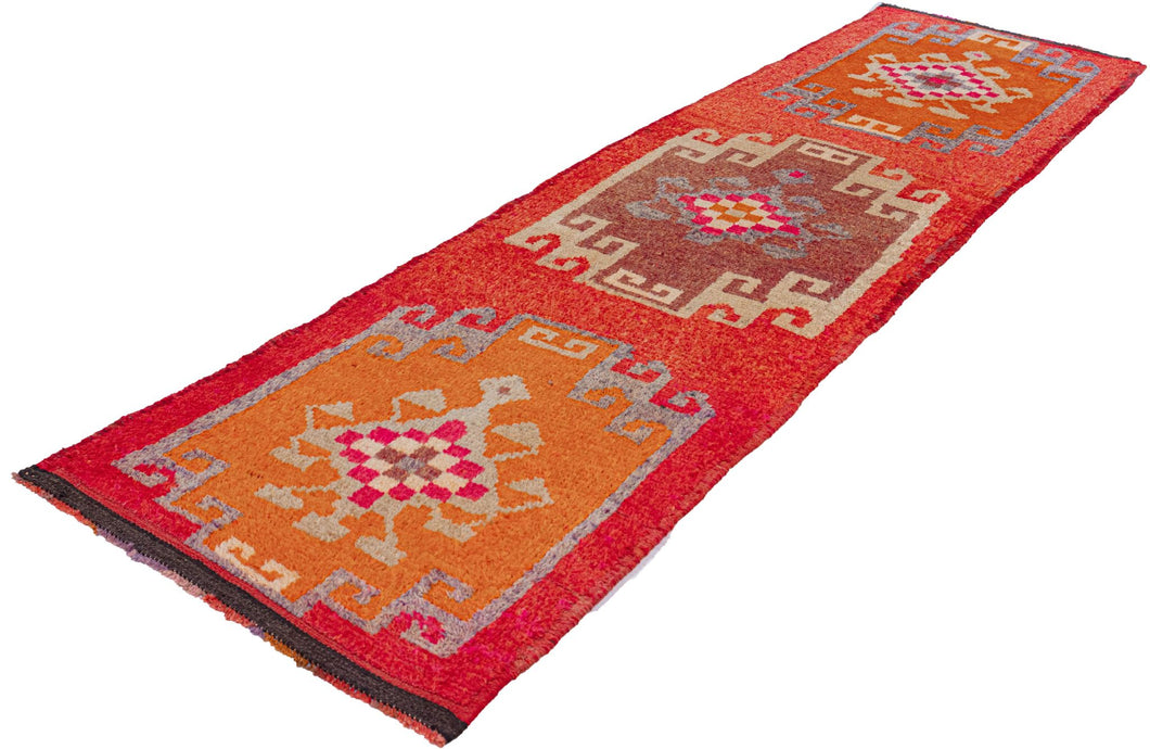 3x11 Old & Vintage Turkish Area Runner Rug