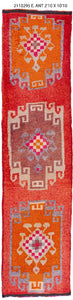 3x11 Old & Vintage Turkish Area Runner Rug