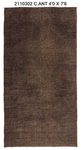 4x8 Old & Vintage Turkish Area Rug