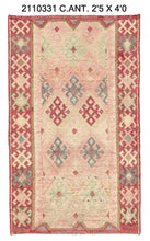 2x4 Old & Vintage Turkish Area Rug