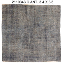 3x3 Old & Vintage Turkish Area Rug