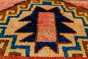 4x4 Old & Vintage Turkish Area Rug