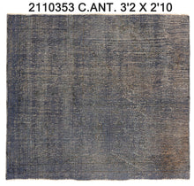 3x3 Old & Vintage Turkish Area Rug