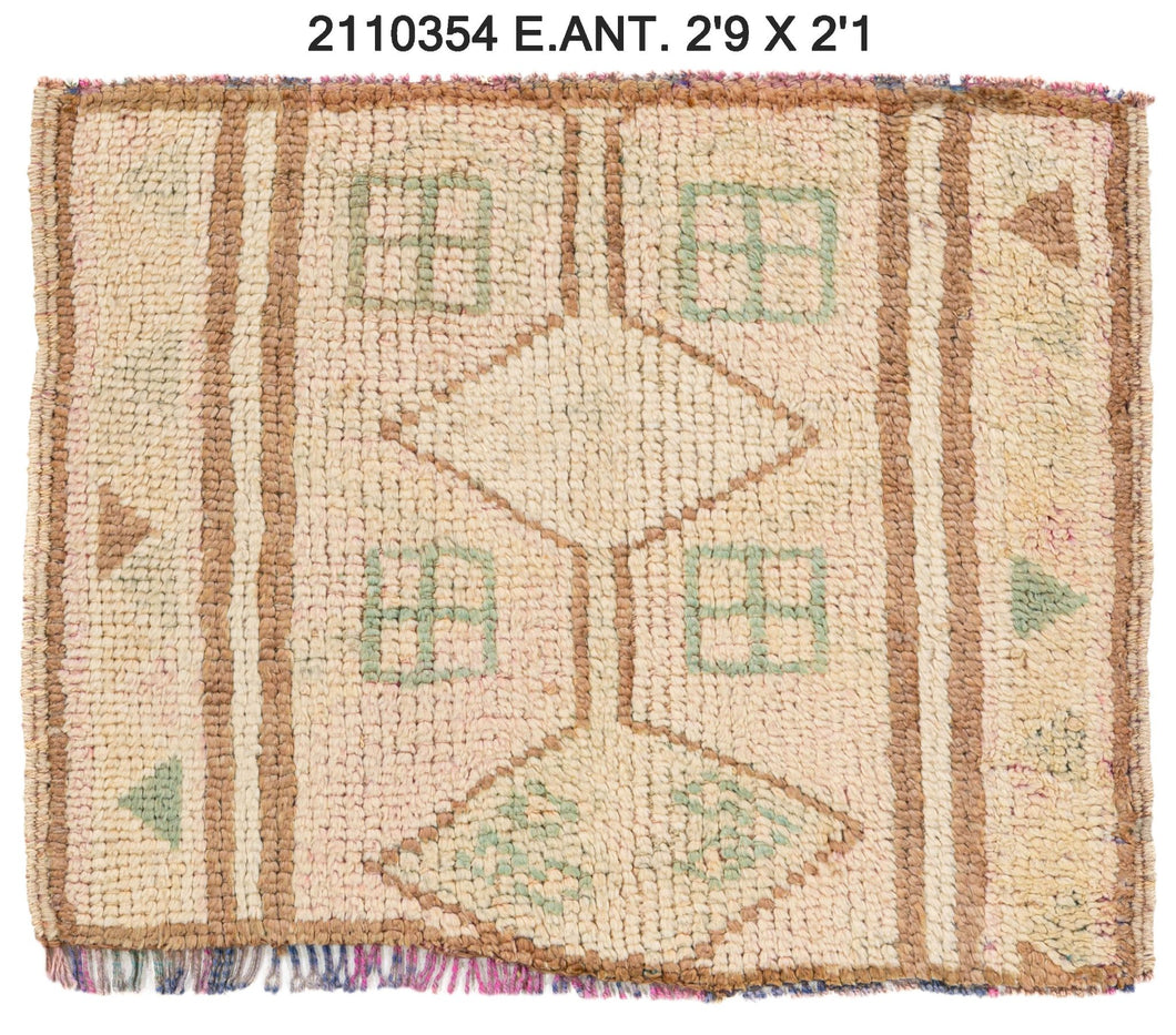 3x2 Old & Vintage Turkish Area Rug