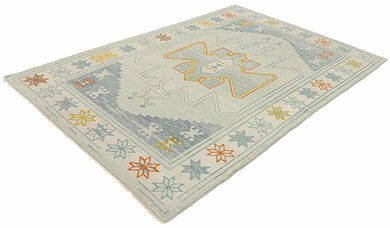 5x8 Modern Oushak Area Rug