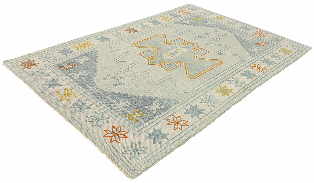5x8 Modern Oushak Area Rug