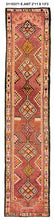 3x13 Old & Vintage Turkish Area Runner Rug
