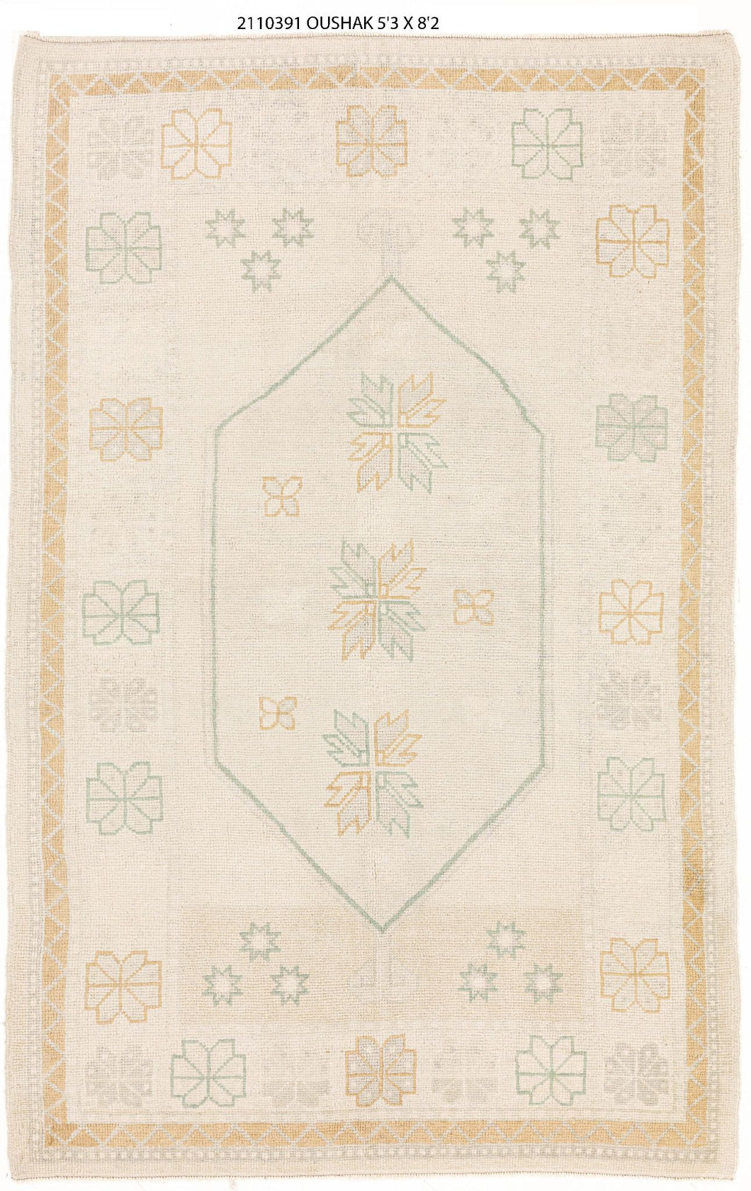5x8 Modern Oushak Area Rug