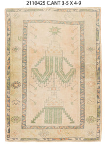 3x5 Old & Vintage Turkish Area Rug