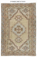5x7 Old & Vintage Turkish Area Rug