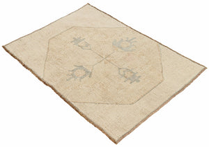 3x2 Old & Vintage Turkish Area Rug
