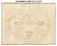3x2 Old & Vintage Turkish Area Rug