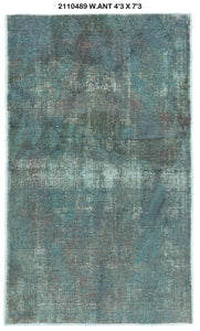 4x7 Old & Vintage Turkish Area Rug