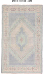 5x9 Modern Oushak Area Rug