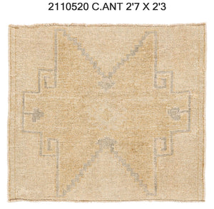 3x2 Old & Vintage Turkish Area Rug