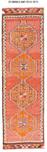 3x11 Old & Vintage Turkish Area Runner Rug