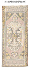 2x4 Old& Vintage Turkish Area Rug