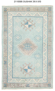 4x6 Modern Oushak Area Rug