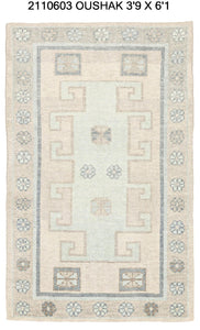 4x6 Modern Oushak Area Rug