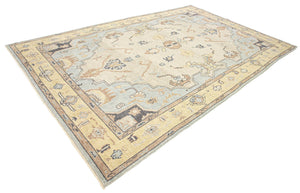 7x12 Modern Oushak Area Rug