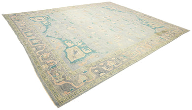 12x15 Modern Oushak Area Rug