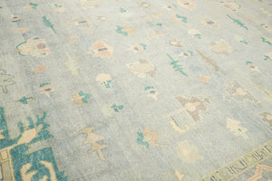 12x15 Modern Oushak Area Rug