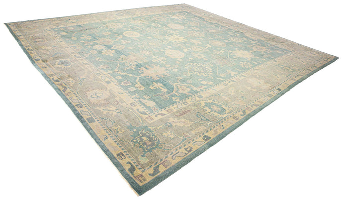 14x15 Modern Oushak Area Rug