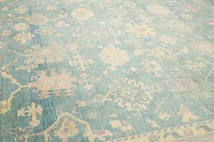14x15 Modern Oushak Area Rug